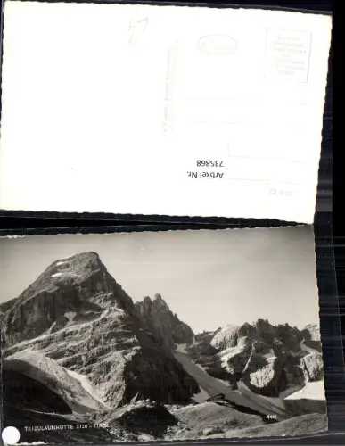 735868 Foto AK Tribulaunhütte Gschnitz