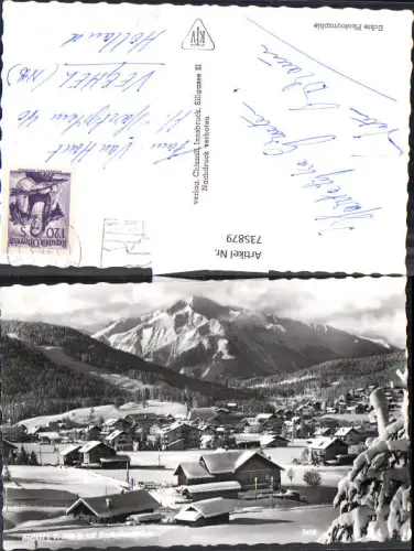 735879 Foto AK Seefeld in Tirol mit Hocheder im Winter