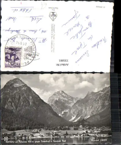735881 Foto AK Pertisau am Achensee geg. Tristenkopf u. Sonnjoch
