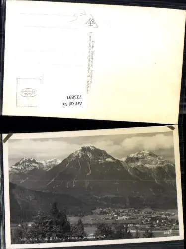 735891 Foto AK Jenbach in Tirol geg. Ebner u. Sonnwendjoch