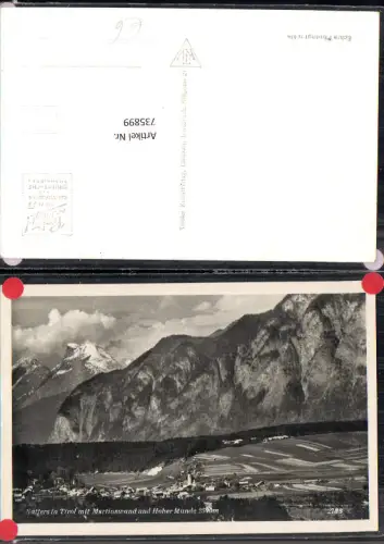 735899 Foto AK Natters in Tirol mit Martinswand u. Hoher Munde