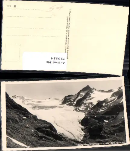 735914 Sulztalerferner Wilde Leck b. Gries im Sulztal Längenfeld