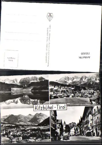 735920 Mehrbild Foto AK Kitzbühel Ansichten