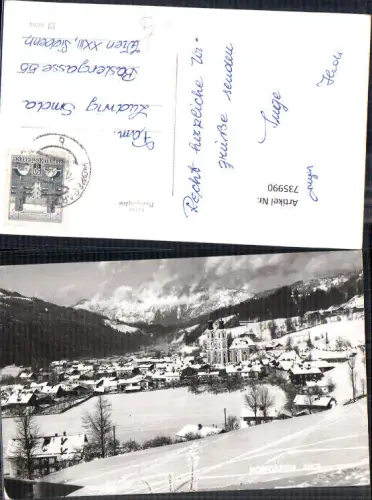 735990 Foto AK Hopfgarten Tirol im Winter