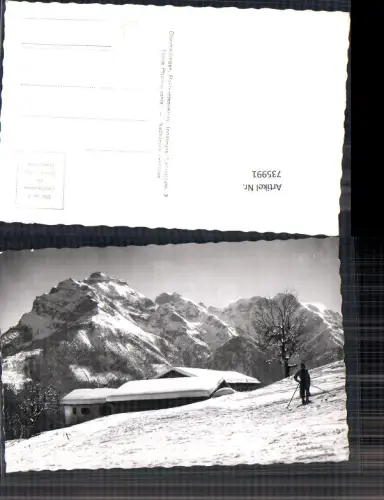 735991 Foto AK Telfes im Stubai Fronebenalm Serles Wintersport