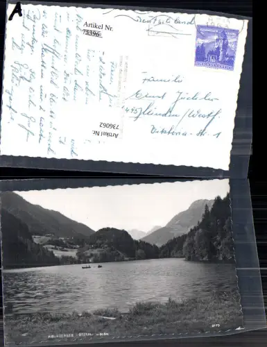 736062 Foto AK Piburgersee Ötztal Ruderboote Oetz