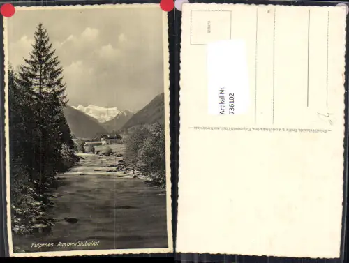 736102 Fulpmes Aus dem Stubaital