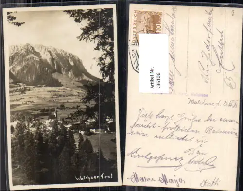 736106 Foto AK Walchsee Tirol
