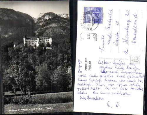 736130 Foto AK Stans Schloss Tratzberg Tirol