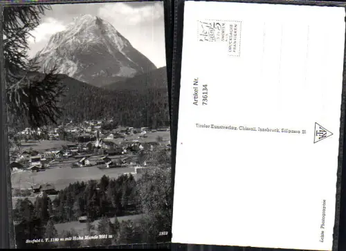 736134 Foto AK Seefeld in Tirol mit Hohe Munde