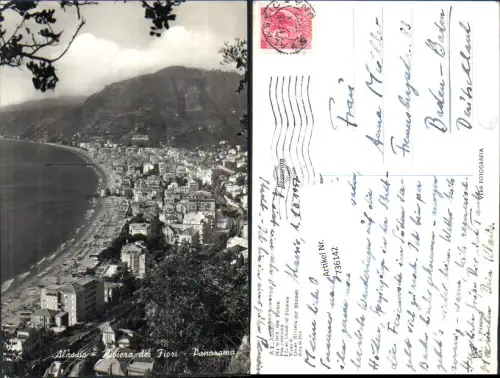 736142 Alassio Riviera des Fleurs Panorama Küste Italy