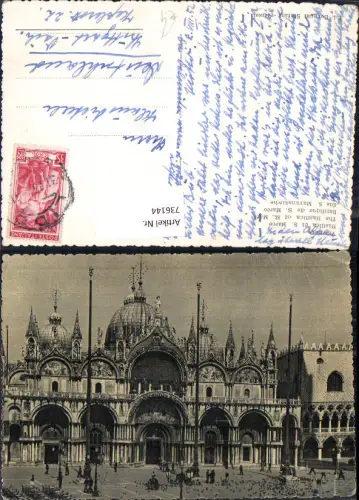 736144 Venezia Venedig Basilica di S. Marco Markuskirche Tauben Italy