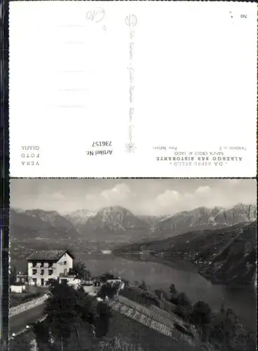 736157 Foto AK Albergo Bar Ristorante Santa Croce al Lago Da Beppe Sello Farra d’Alpago Belluno Italy