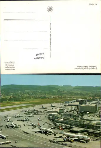 736167 Flughafen Zürich Kloten Flugzeuge Swiss