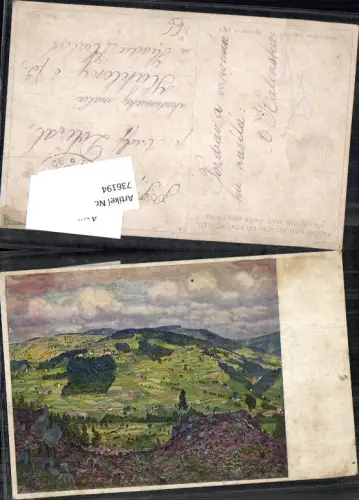 736194 Künstler AK Jana Honsy Paseky nad Jizerou Semily Liberec Reichenberg