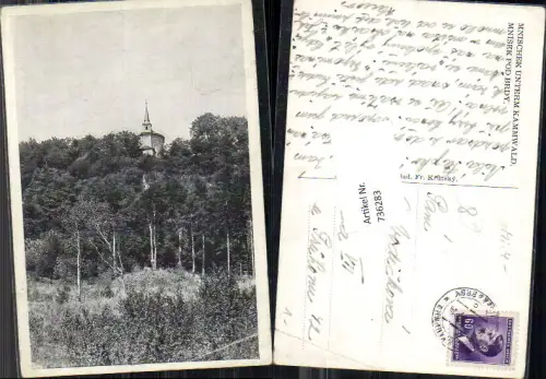 736283 Mnischek unterm Kammwald Mnisek pod Brdy Mníšek pod Brdy Prag Praha