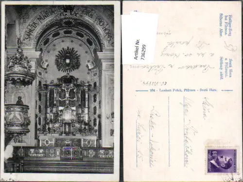 736299 Heiliger Berg b. Pribram Pibrans Svata Hora Altar Böhmen