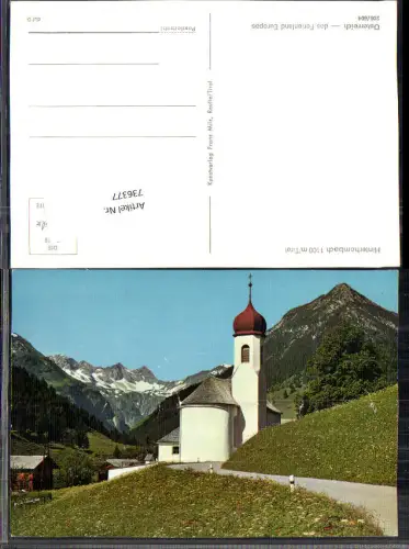 736377 Hinterhornbach bei Reutte Namlos Boden