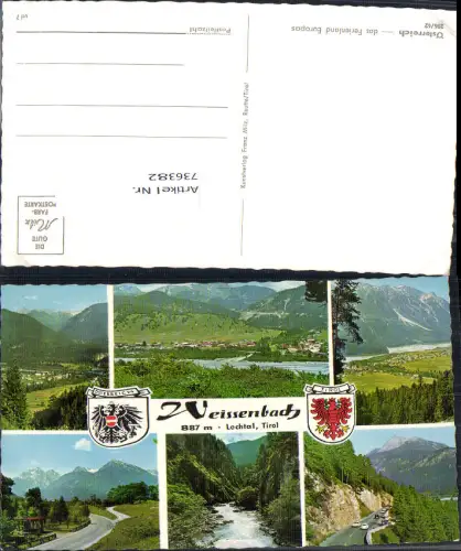 736382 Weissenbach im Lechtal Tirol Reutte Tannheim