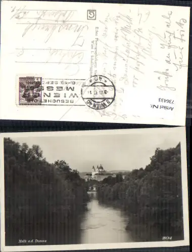 736433 Foto AK Melk a. d. Donau Ansicht mit Stift