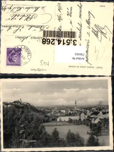 736463 Trebic Celkovy pohled od vychodu Czech Republic