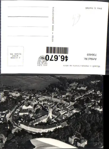 736469 Luftbild Trebon Pohled z letadla na mesto Czech Republic
