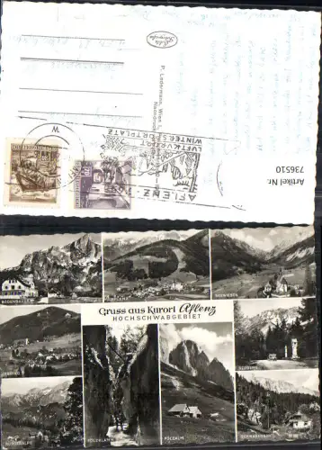 736510 Mehrbild AK Aflenz Hochschwabgebiet Seewiesen Seeberg Jauring Bürgeralpe