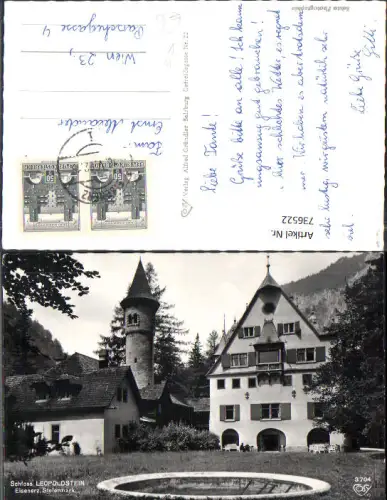736522 Foto AK Eisenerz Schloss Leopoldstein pub Cosy 3704