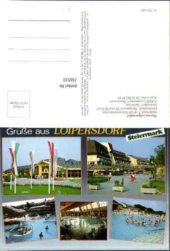 736533 Mehrbild AK Loipersdorf Hallenbad Schwimmbad Therme