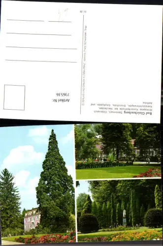736536 Mehrbild AK Bad Gleichenberg Ansichten Kurpark