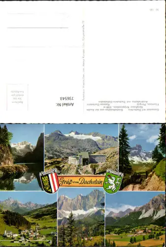 736543 Mehrbild AK Dachstein Ramsau a. Dachstein Bischofsmütze Filzmoos Berghaus Krippenstein
