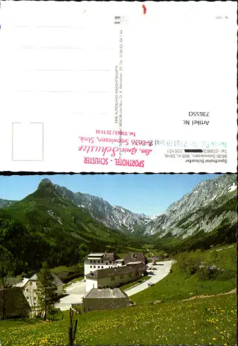 736550 Seewiesen Sporthotel Schuster