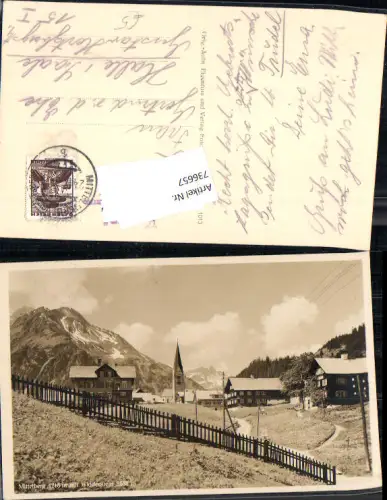 736657 Mittelberg m. Widderstein Kleinwalsertal
