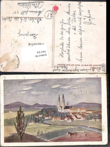 736724 Künstler AK Hanna Hertell Gottschee pub VDA