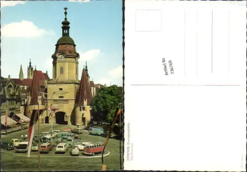 736769 Krems an der Donau Europaplatz Steinertor VW Bully Oldtimer Autos