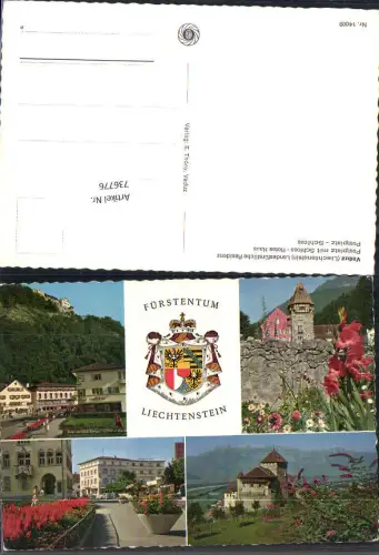 736776 Fürstentum Liechtenstein Vaduz Postplatz Rotes Haus