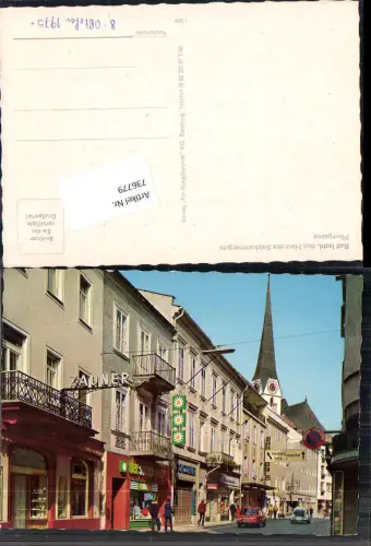 736779 tolle AK Bad Ischl Geschäfte VW Käfer um 1970 Pfarrgasse