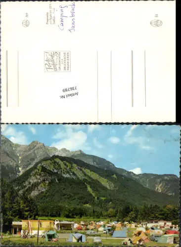 736789 Camping Innsbruck VW Käfer Campingplatz