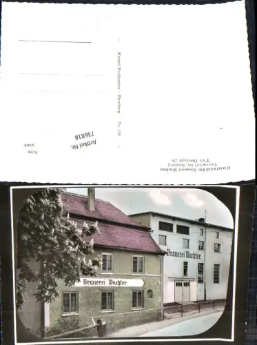 736818 Gaststätte Brauerei Trosdorf b. Bischberg Bamberg Oberhaid