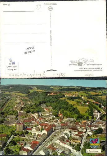 737096 tolle Fliegeraufnahme Amstetten 1965 pub Alpine Luftbild