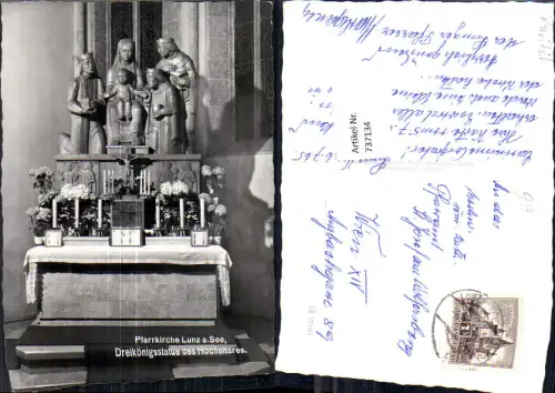 737134 Lunz am See Kirche Altar