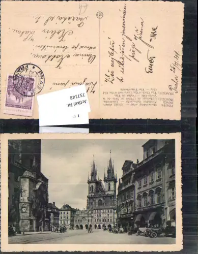 737148 Prag Praha Altstadt Teinkirche gel Kolin nad Labem