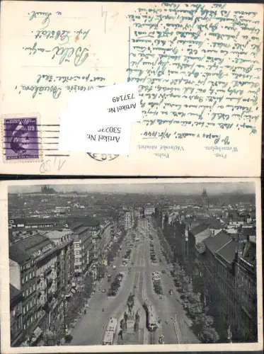 737149 Prag Praha Wenzelsplatz gel Bela Libstat