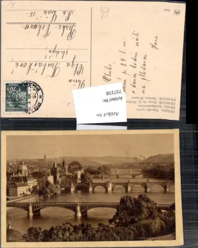 737158 Prag Praha Moldaubrücken Brücken Brücke Moldau