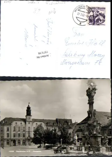 737178 Neunkirchen Hauptplatz VW Käfer Moped