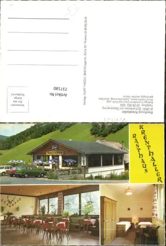 737180 Schottwien am Semmering Gasthaus Krenthaller