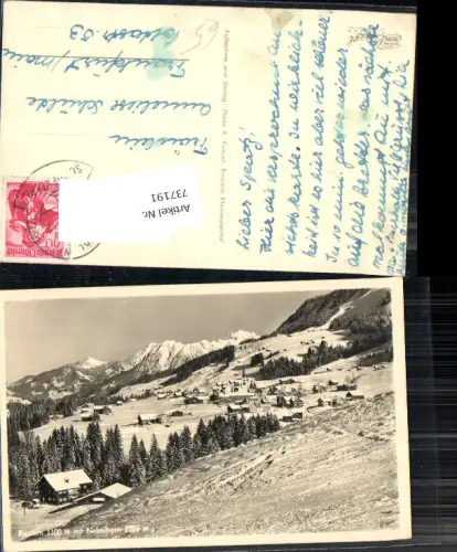 737191 Riezlern Mittelberg im Kleinwalsertal Nebelhorn