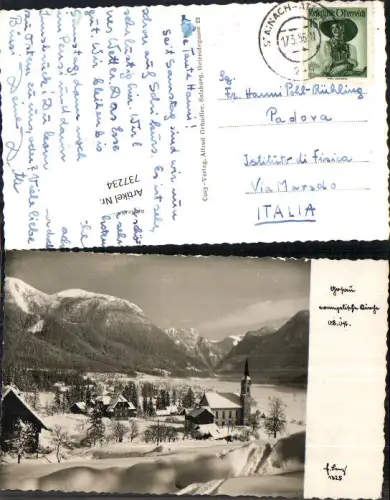 737234 Gosau m. Evangelischer Kirche