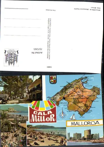 737265 Spain Mallorca Cala Millor Strandleben Strand Balearen