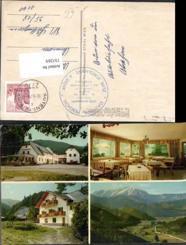737269 tolle AK Gutenstein am Semmering Klostertal Gasthaus zum Jörglhans